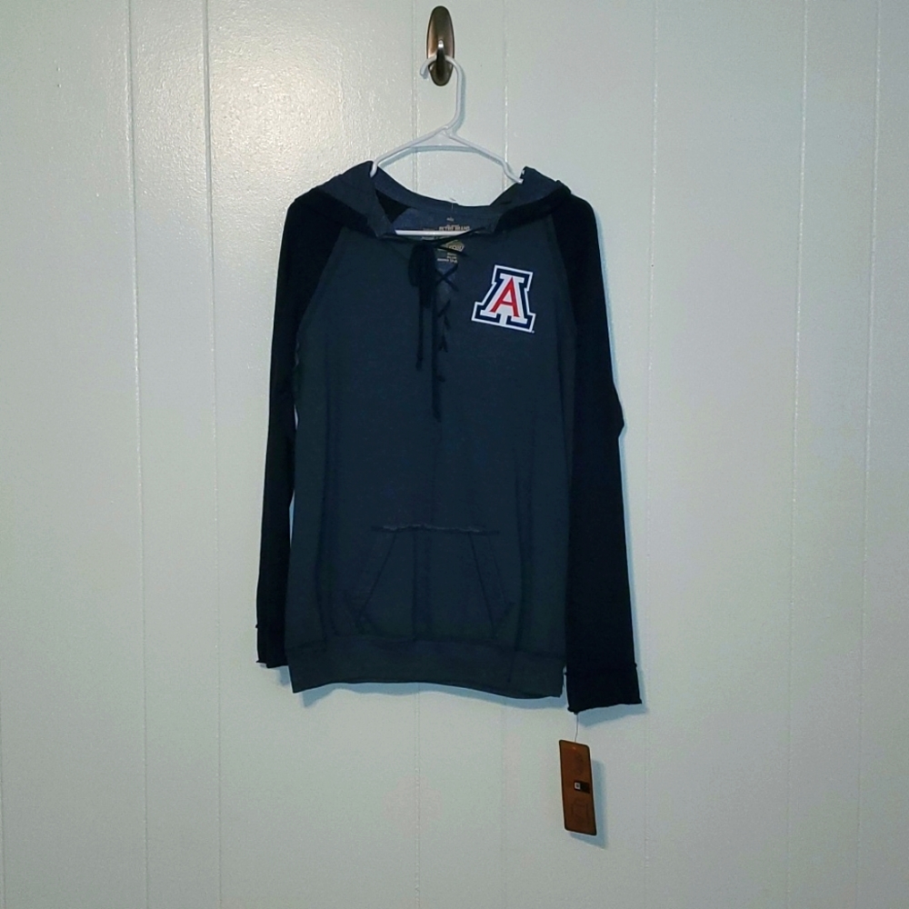 The original Retro brand blue hoodie